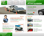 Driving school flash template
