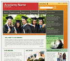 Academy html & flash template