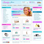 Beauty store osCommerce template