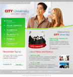 City university html template