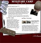Military camp flash template