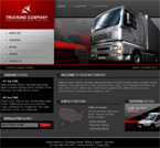 Truck company website template