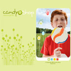 Candy shop flash template