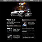 Car tuning flash template