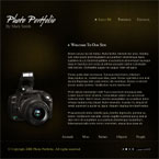 Photography studio CMS flash template