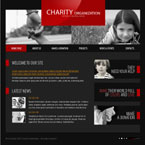 Charity foundation flash template