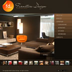 Furniture company CMS flash template