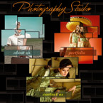 Photography studio flash CMS template