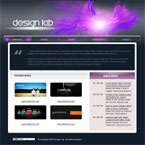 Graphics design agency CMS flash template