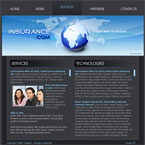 Insurance Business Flash CMS Template