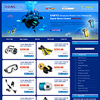 Diving club accessories oscommerce template