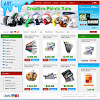 Arts shop oscommerce template