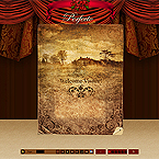Royal style flip book flash template