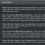 Text page XML flash component