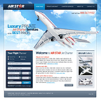 Airlines XML gallery flash template