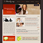 Charity Business CMS flash template