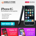 Mobile store facebook template