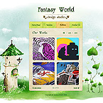 Fantasy world jQuery Template