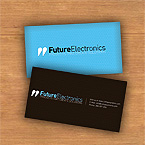 Future electronics business card template