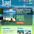 Travel agency facebook template