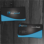 The Brand business card template