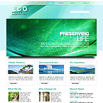 Eco protect 3D XML gallery website template