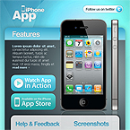 5 colors iphone apps Facebook template