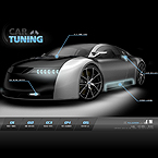 Car tuning swish template