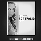 Flip portfolio flash CMS template