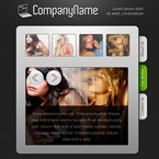 Sexy Portfolio jQuery v-card template