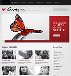 Charity organization wordpress theme
