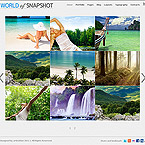 Photo blog Wordpress portfolio theme