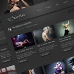 Circles folio Wordpress theme