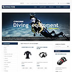 Diving Gear Oscommerce Template