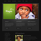 Charity Website Design Template