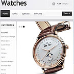 Watches Facebook Flash CMS Template
