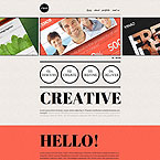 Creative One Page Web Template