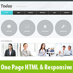Clean Business One Page Resposive Template