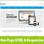 InDesign One Page HTML Responsive Site