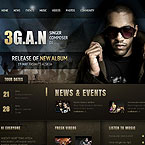 Singer Composer Dj Website Template