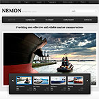 Shipping Company Website Template