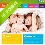 Family Responsive Website Template