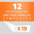 12 Parallax Responsive Onepage Themes Deal