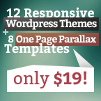 12 WP Themes + 8 One Page Templates