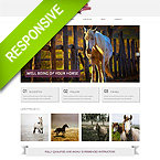 Horse Club Responsive Bootstrap Website Template
