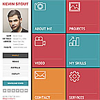 Responsive Personal vCard Template