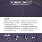 Responsive One Page HTML Template