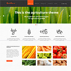 Agriculture Website Design Template