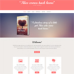 Writing Books Site Template