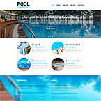 Pool Web Site Template